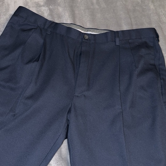 Haggar dress pants cool 18 pro 44 x 30 navy - Picture 5 of 7